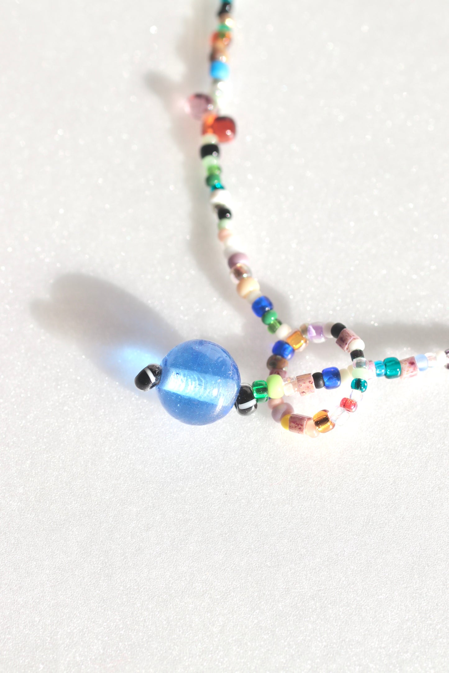 BEADS NECKLACE - blue