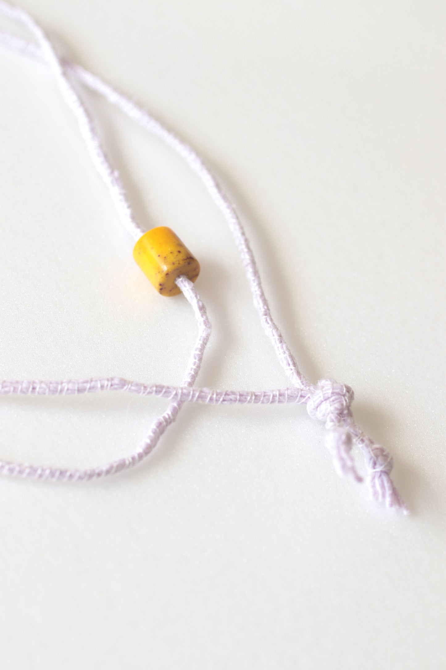 YELLOW BEADS NECKLACE